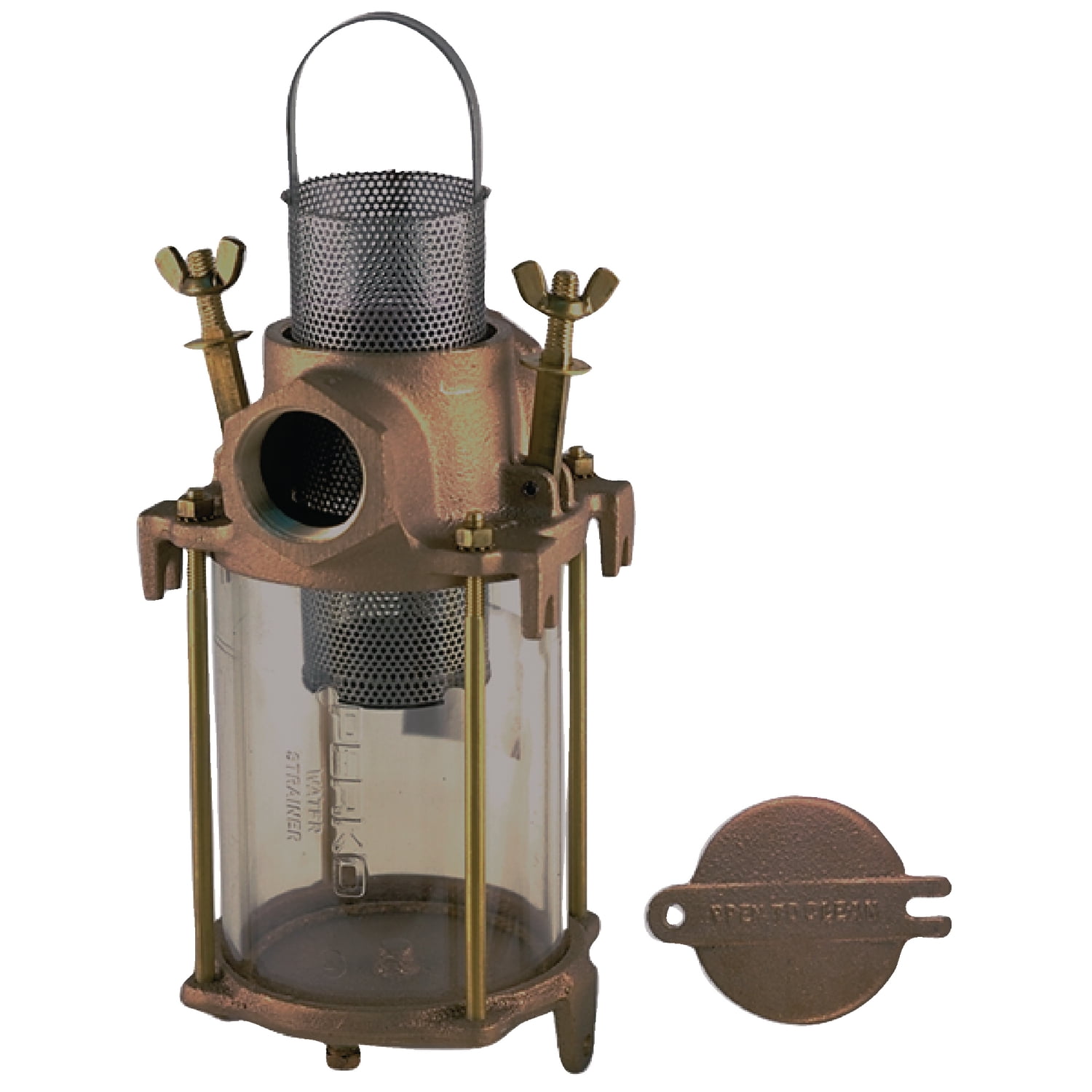 Bronze and Stainless Steel Industrial Strainer Basket