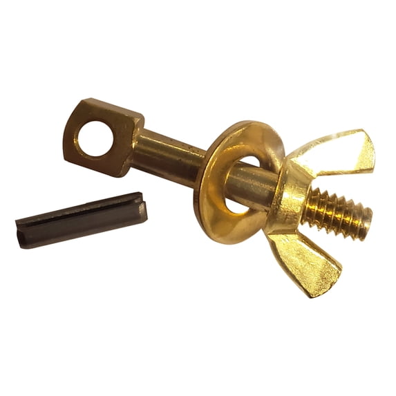 Perko 0493DP599L Hinged Cover Bolt with Pin, Nut and Washer - 1/2" and 3/4" Pipe Size