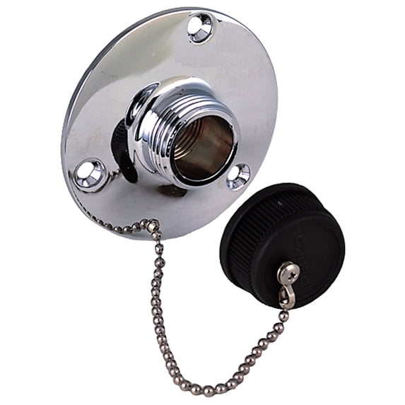 Perko 0504DP0CHR Water Outlet Fitting for On-Board Wash Down Systems