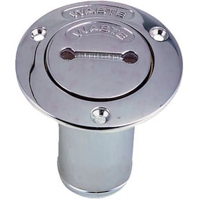 Perko 0507DP0CHR Chrome Plated Bronze 3-1/2" Waste Deck Fill for 1-1/2" Hose