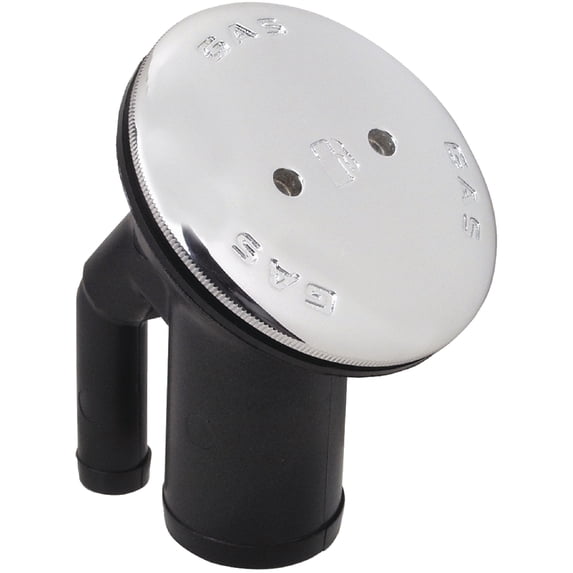 Perko 0540G00CHR Combination Gas Fill & Tank Vent w/Angled Neck