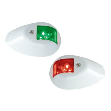 Perko 0602DP1WHT LED Side Lights with White Polymer Base