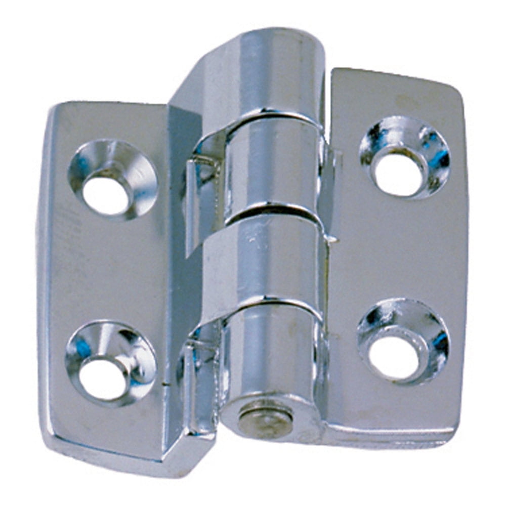 Chrome-Plated Zinc Offset Cabinet Hinge with Fixed Pin