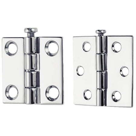 Perko 0952DP2CHR hinge butt 1-1/2in x 1-1/2in 1