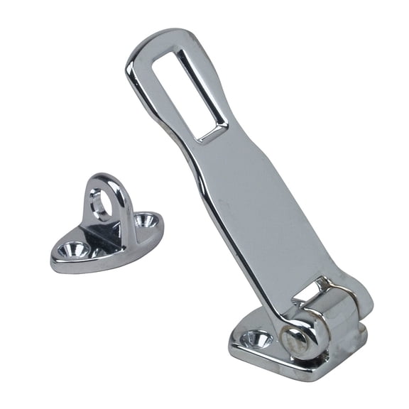 Perko 0998DP2CHR Chrome-Plated Hasp - 3" Closed x 1" Width