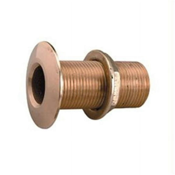Perko 1-1/4 Inch Thru-Hull Fitting with Pipe Thread Bronze