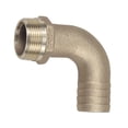 thumbnail image 1 of Perko 1-1By 4" Pipe To Hose Adapter 90 Degree Bronze, 1 of 2