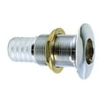 thumbnail image 1 of Perko 1" Thru-Hull Fitting f/ Hose Chrome Plated Bronze, 1 of 2