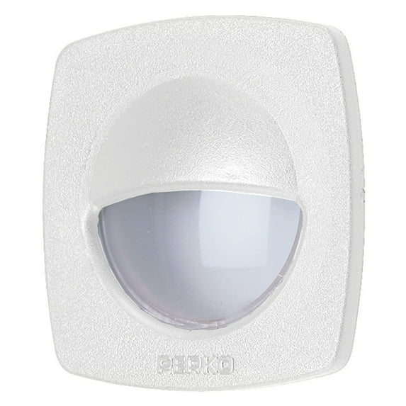 Perko 1044DP1WHT Flush Utility Lights with Snap on Covers