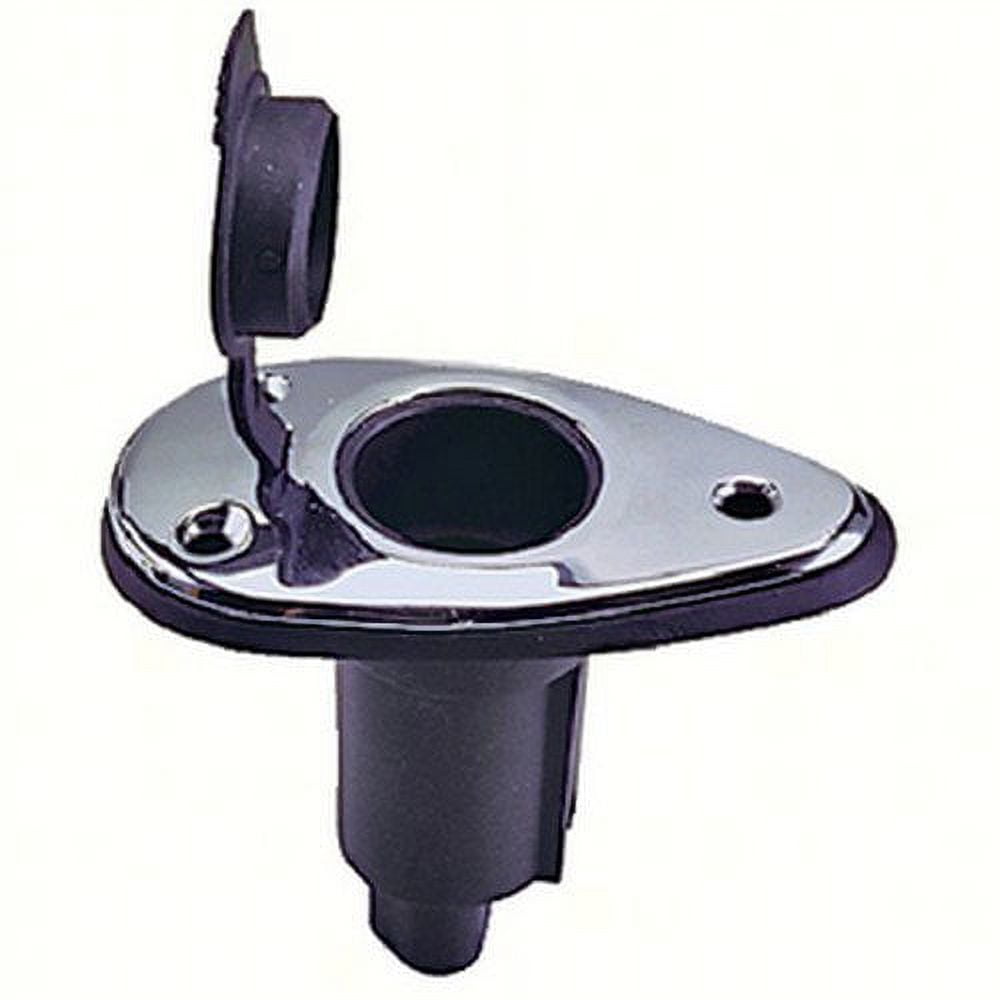 Perko 1048P00DP Chrome-Plated 2-Pin Plug-In Light Base with 5° Rake - 3 ...