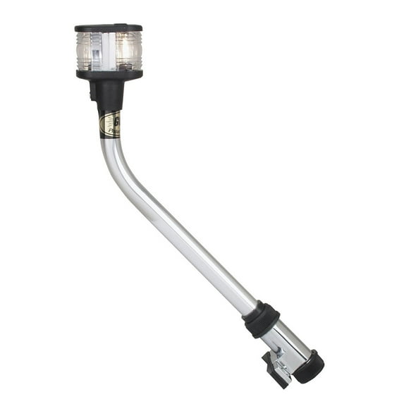 Perko 1124DP2CHR Vertical Mount 22" Combination Masthead & All Round Light with Black-Chrome Housing