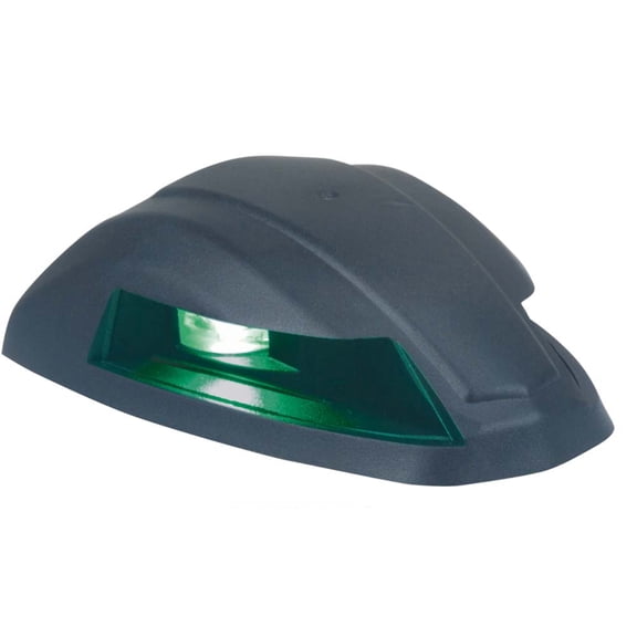 Perko 12V LED Bi-Color Navigation Light - Black Rounded | Bundle of 2