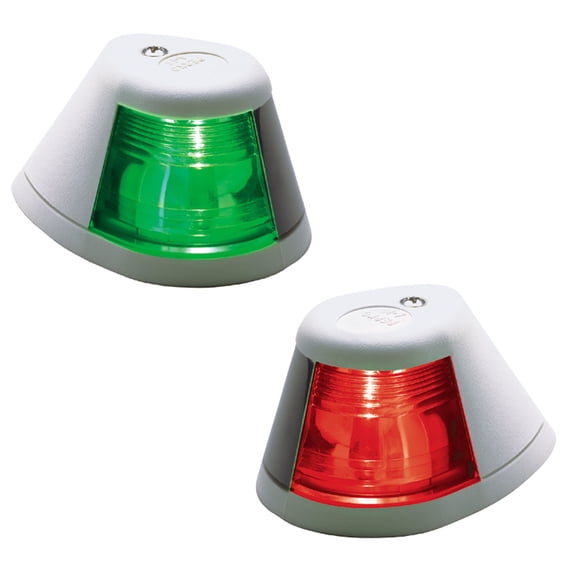 Perko White 12V Horizontal Mount Sidelights
