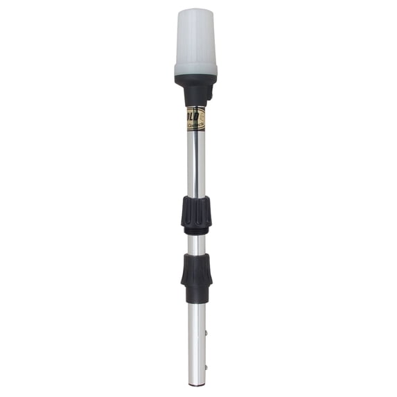 Perko 1400DP3CHR Alpha-Series Universal White All-Around Navigation Pole Light - 30" Height