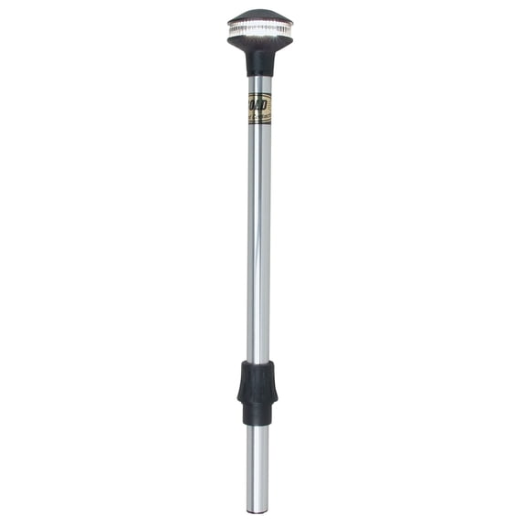 Perko 1440DP8CHR Inland-Series Reduced Glare White All-Round Pole Light - 60" Height, 0 Rake