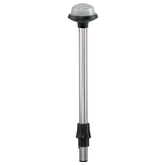 Perko 1460DP4CHR Coastal Series Reduced Glare White All-Round Pole Lights - 36" Pole