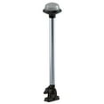 thumbnail image 1 of Perko 1637DP0CHR Vertical-Mount Fold Down White All-Round Pole Light - 14-1/8" Height, Black Polymer Base and Top, 1 of 3