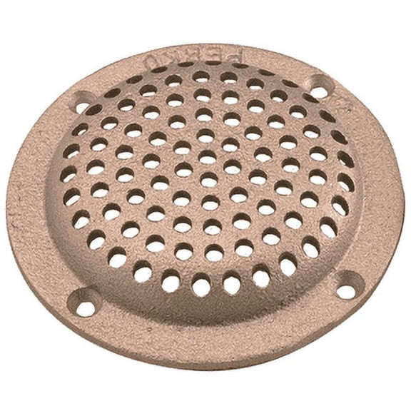 Perko 6" Round Bronze Strainer MADE IN THE USA