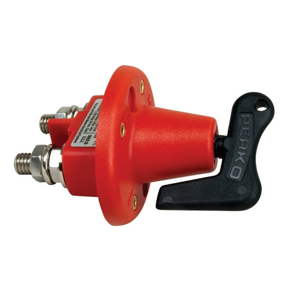 Perko 9621DP Single Battery Selector Switch with Mounting Rings and Legs