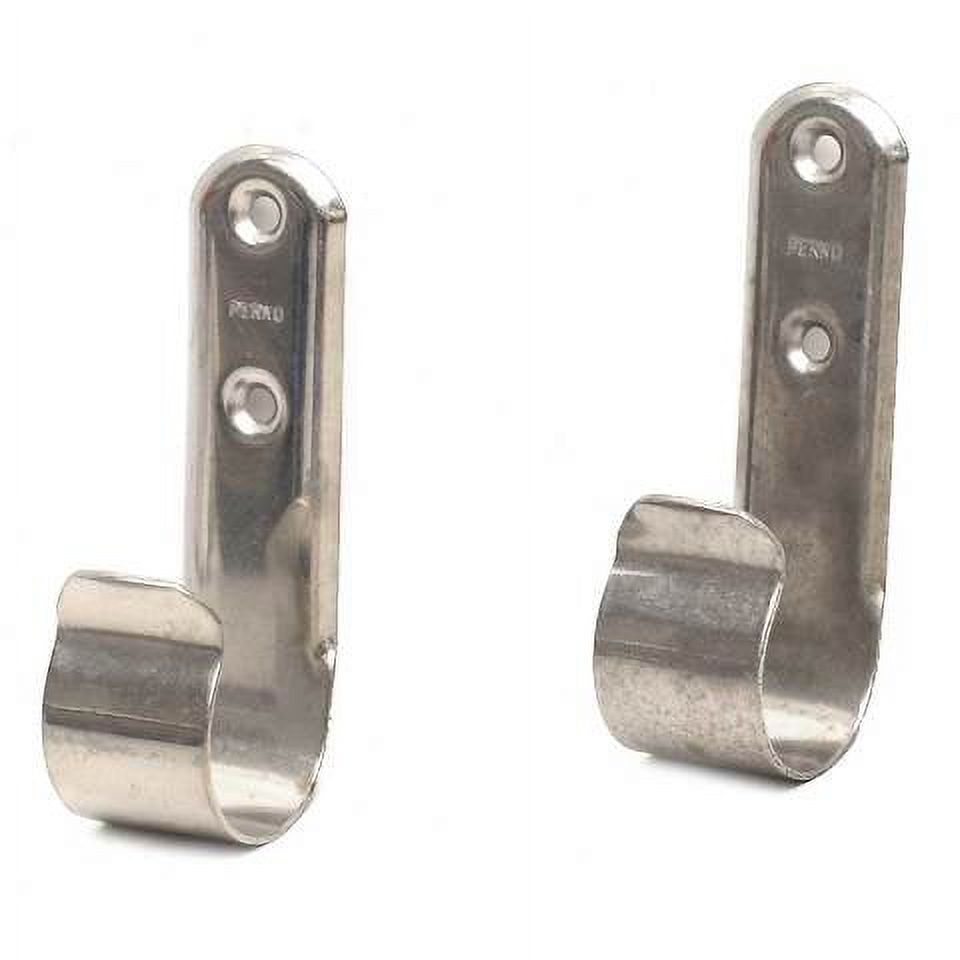 Perko Boat Hook Holders 3 1/2 x 1 Inch Stainless Steel (Pair