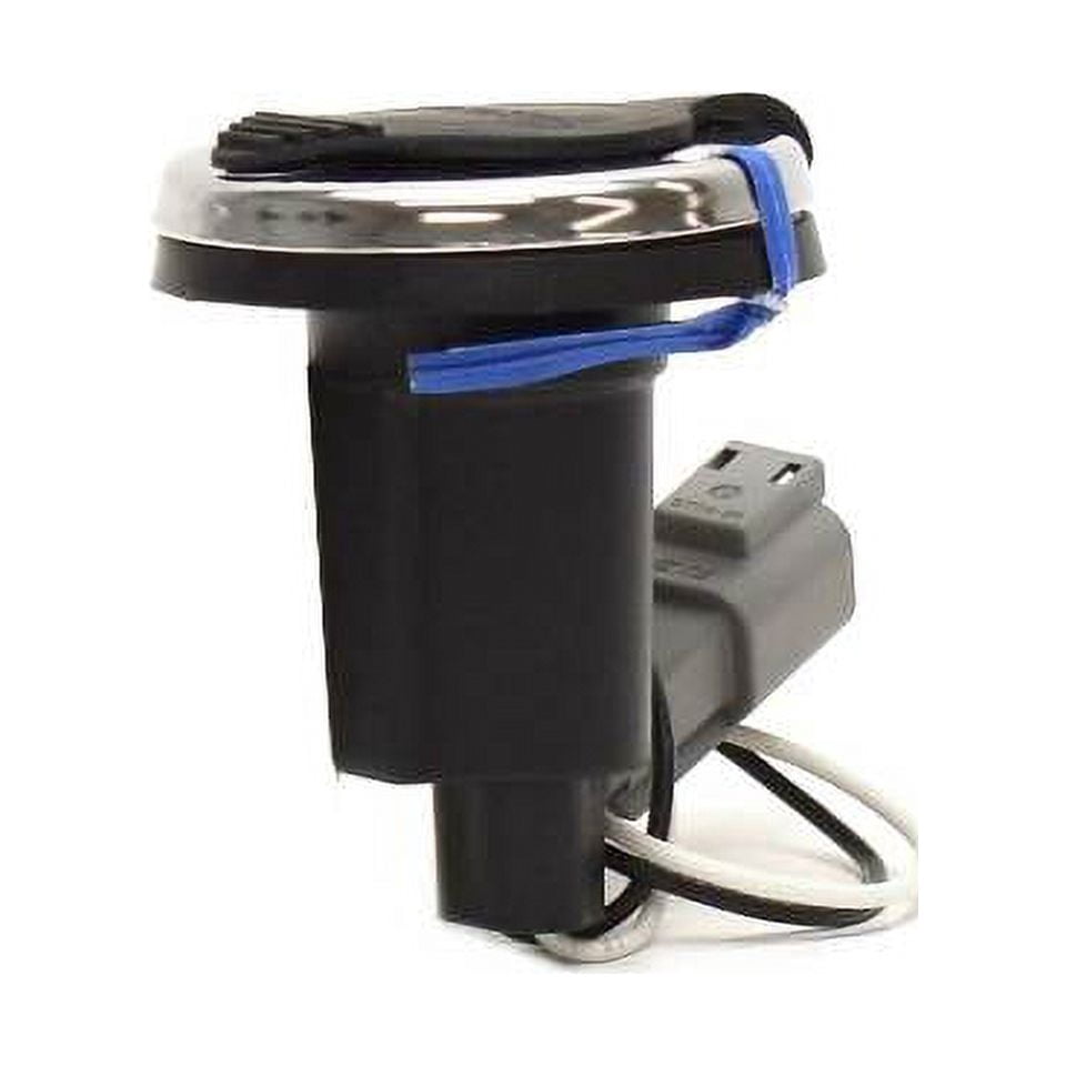 Perko Boat Pole Light Base 1045SPL022 Black Silver 2Pin