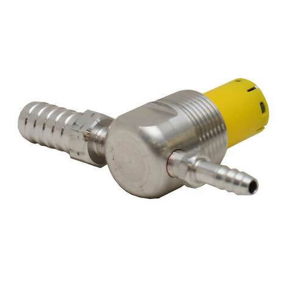 Perko Double Barb Tank Valve A001894 | 5/8 and 1/4 Inch Aluminum