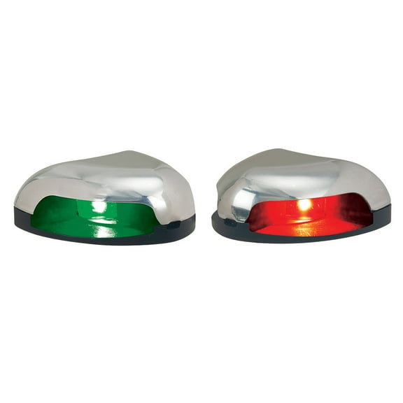 Perko Red/Green Horizontal Mount Side Light - Pair - Stainless S... [0626DP0STS]