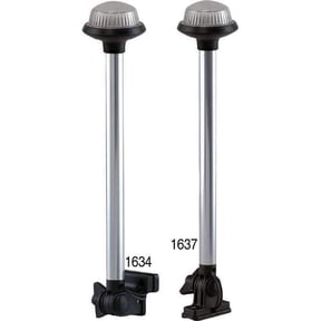 Perko - Reduced Glare Combination Masthead / White All-Round Light - 1637DP0CHR