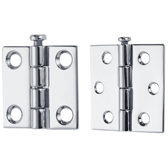 Perko Rem Pin Hinges, 4 Hole #8 Fastener, 1 pr.