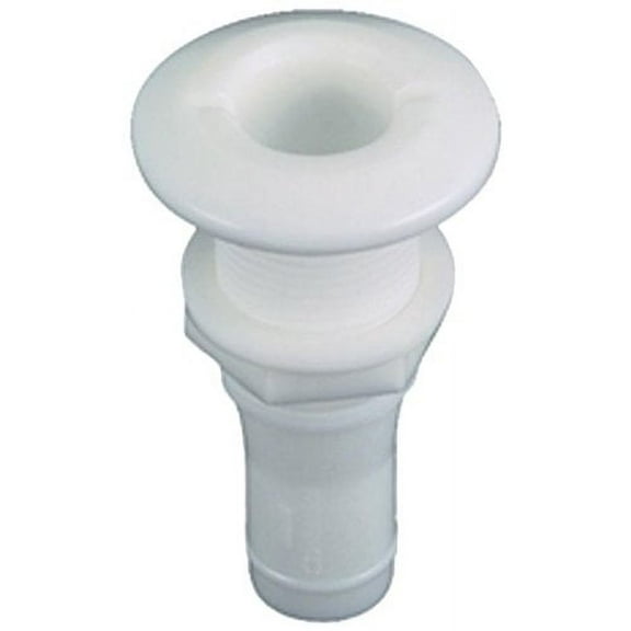 Perko Thru-Hull Connections - 5/8" White Plastic - 0328DP4A