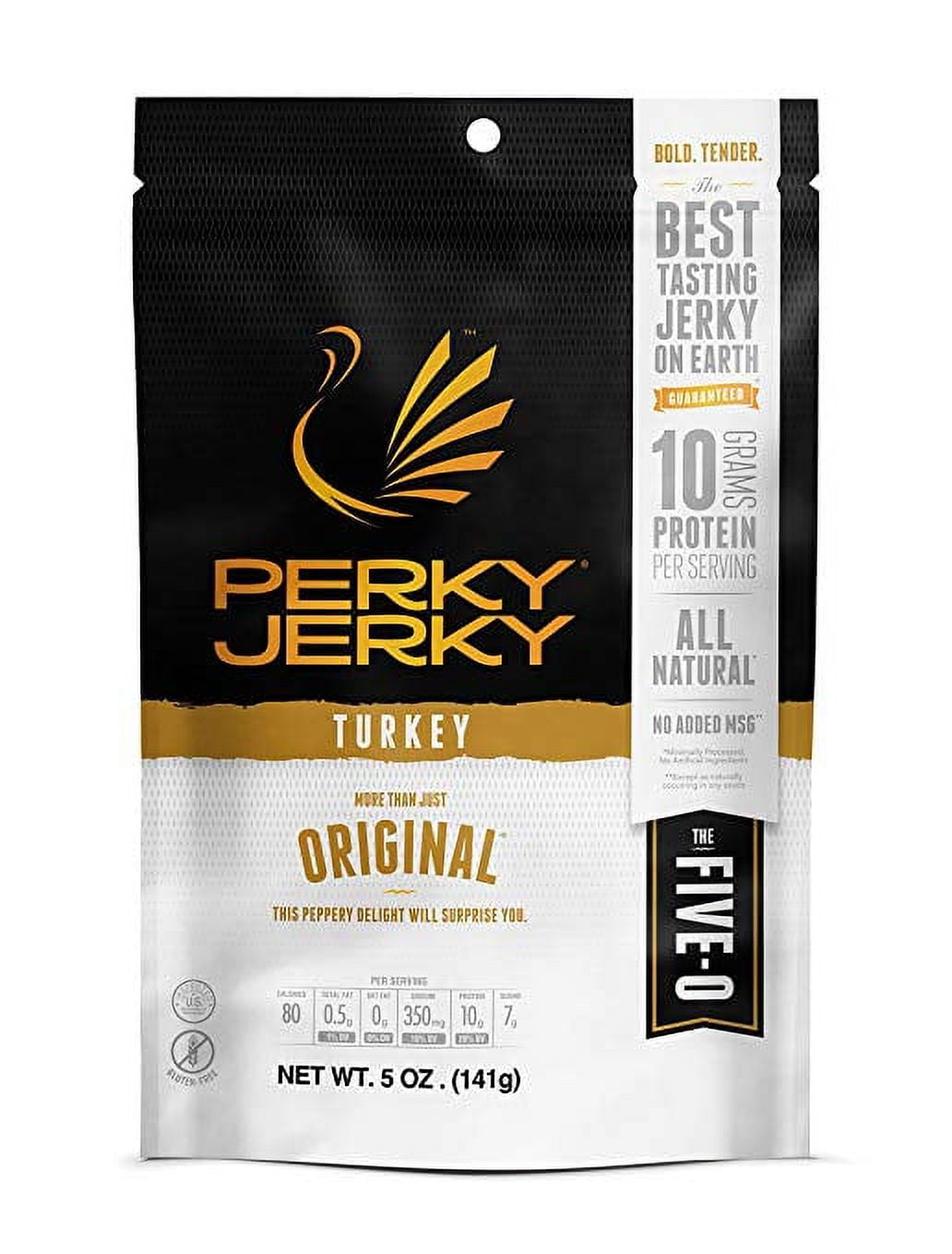 Perky Jerky More than just Original Turkey Jerky 5oz Resealable Bag