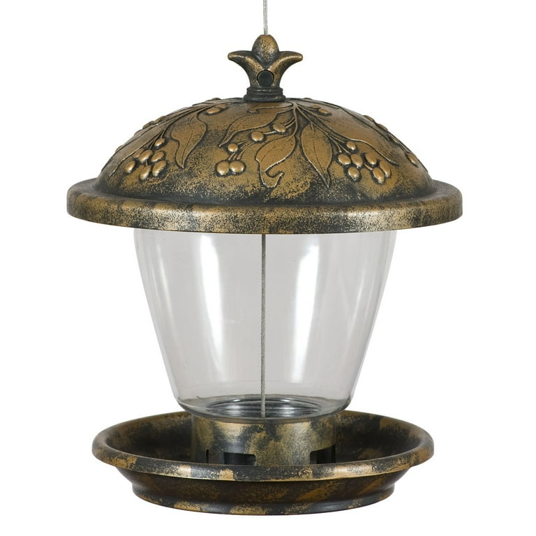 Perky-Pet 2 lb Holly Berry Gilded Chalet Wild Bird Feeder Perky-Pet 2 lb Holly Berry Gilded Chalet Wild Bird Feeder