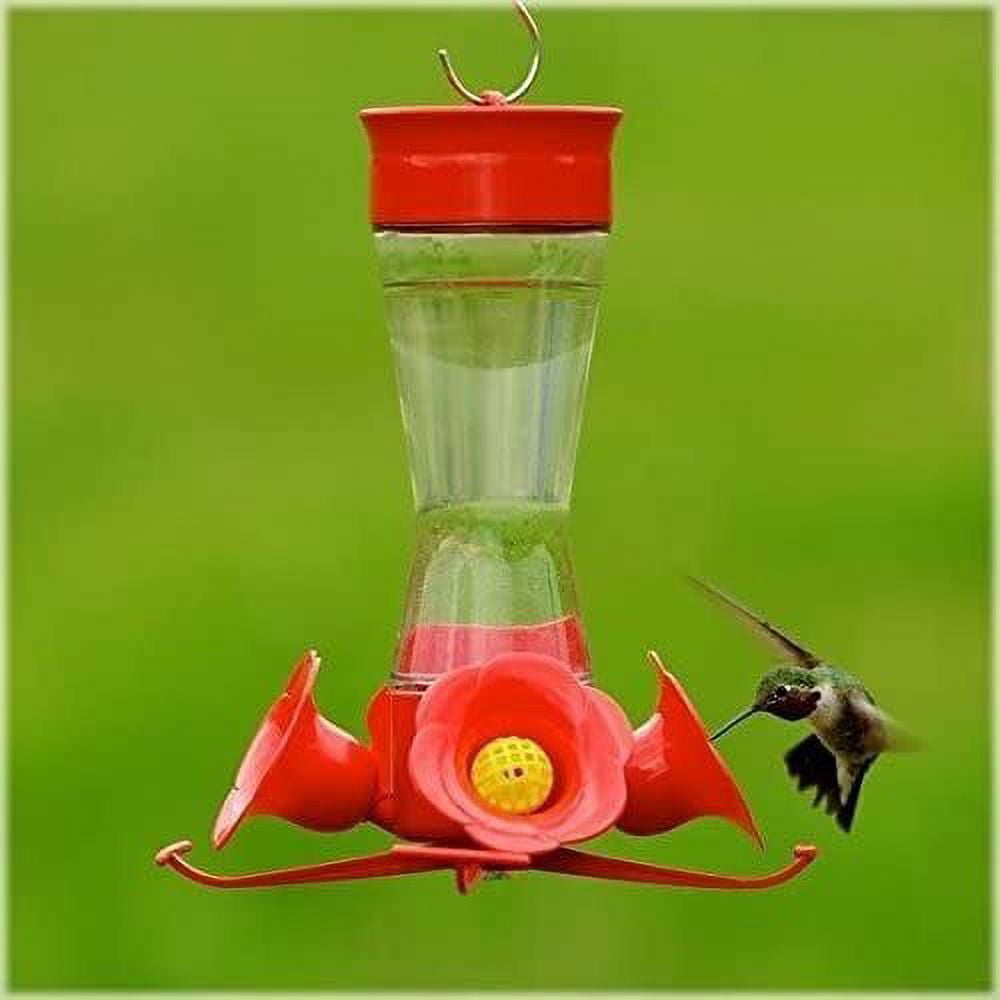 PerkyPet 203CPBN Pinch Waist Glass Hummingbird Feeder with Free Nectar
