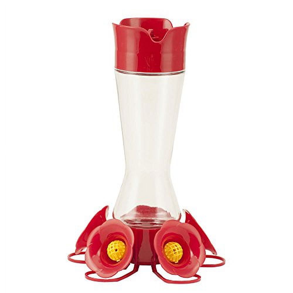 PerkyPet 204CP4 Favored PinchWaist Glass Hummingbird Feeder with