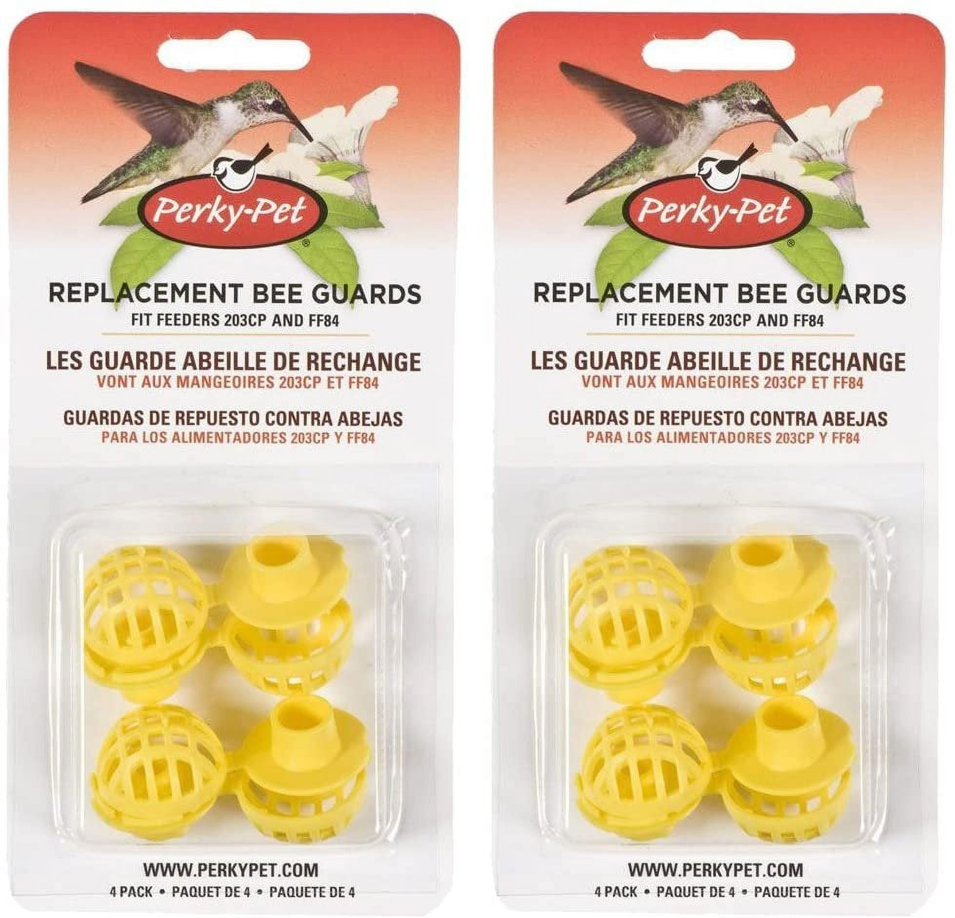 Perky-Pet 205Y Replacement Yellow Bee Guards - 2 Pack Package may vary