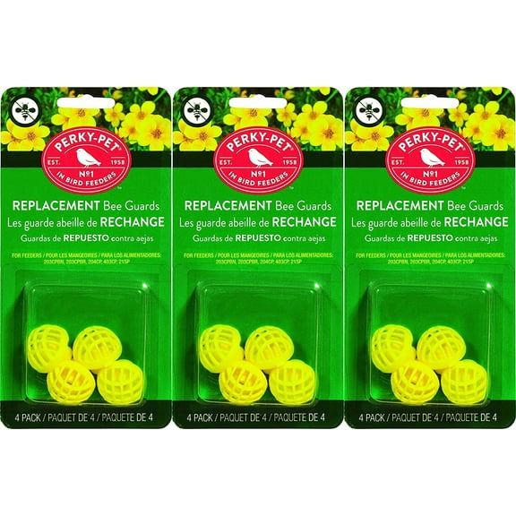 Perky-Pet 205Y Replacement Yellow Bee Guards - 3 Pack