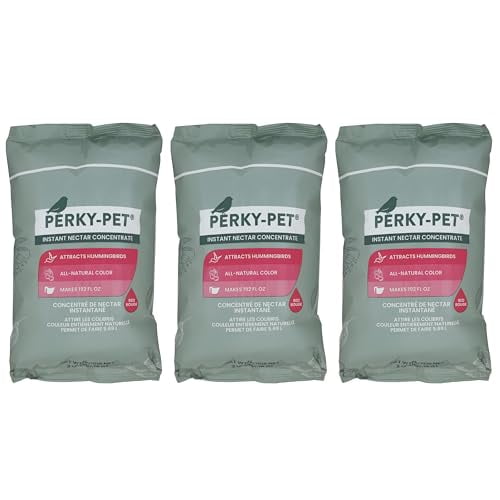 Perky Pet 244-3 Red 3 Pack 244SFB Original Instant Hummingbird Nectar Concentrate