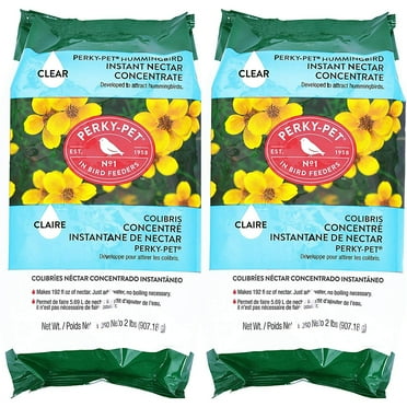 Perky-Pet 244Clsf 2 lb Instant Clear Hummingbird Nectar - 2 Pack