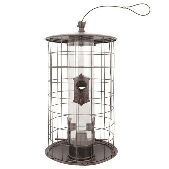 Perky-Pet 3 lbs The Preserve Wild Bird & Finch Metal Wire Cage Bird Feeder, 4 Ports