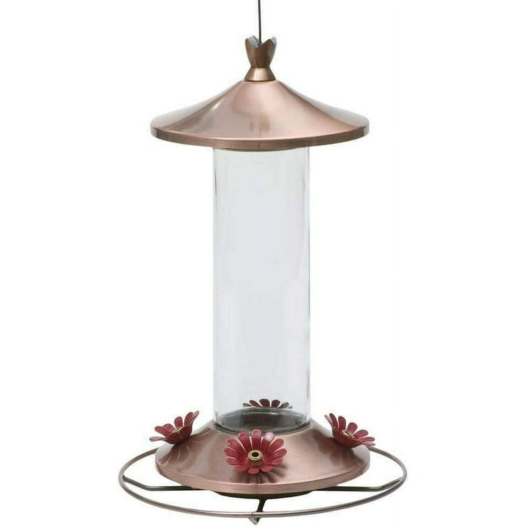 Perky-Pet 12 oz Elegant Copper Glass Hummingbird Feeder Perky-Pet 12 oz Elegant Copper Glass Hummingbird Feeder
