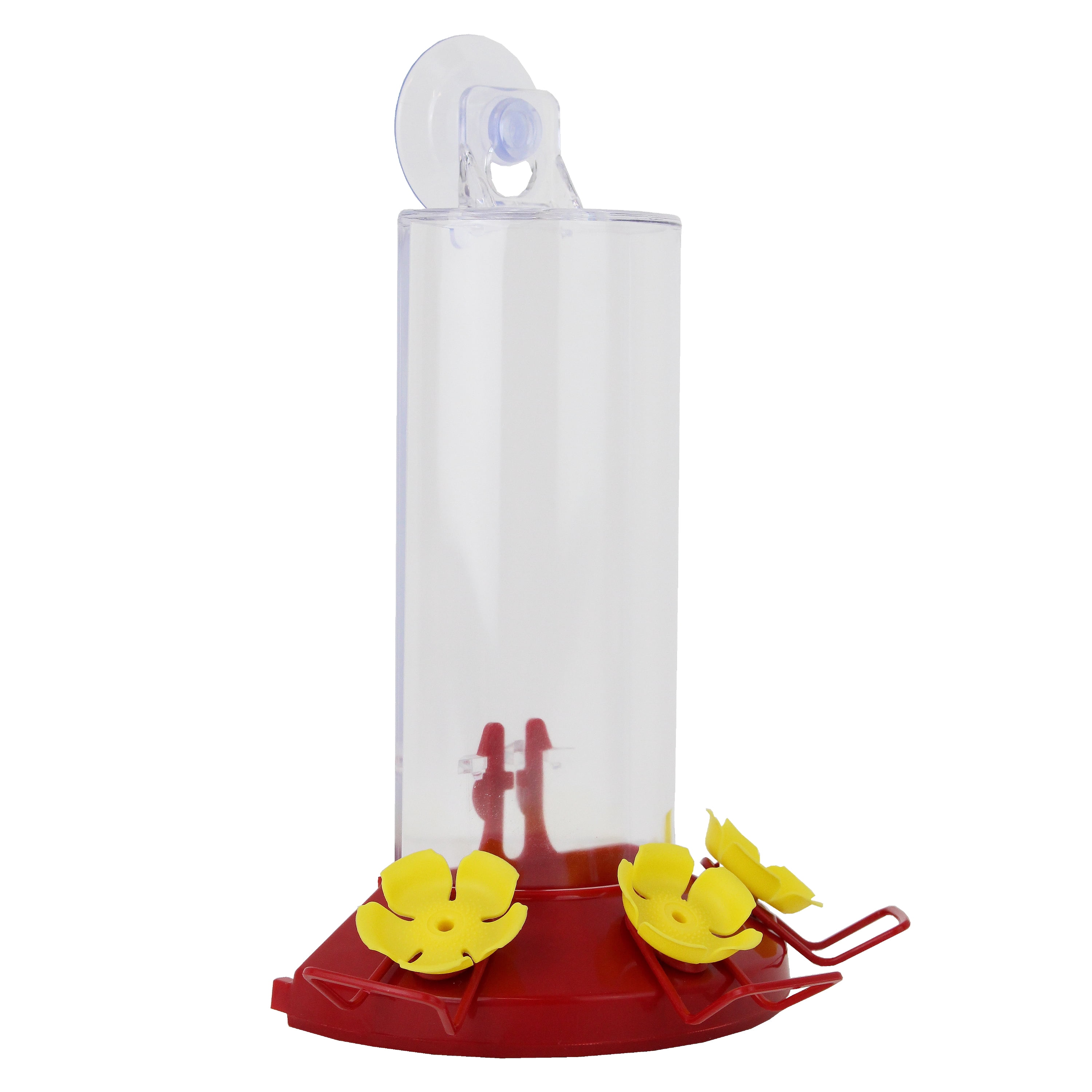 Perky-Pet Plastic Window Mount Hummingbird Feeder with Perches - 8 oz Hummingbird Nectar Capacity, 217 - Hummingbird feeders for outdoors