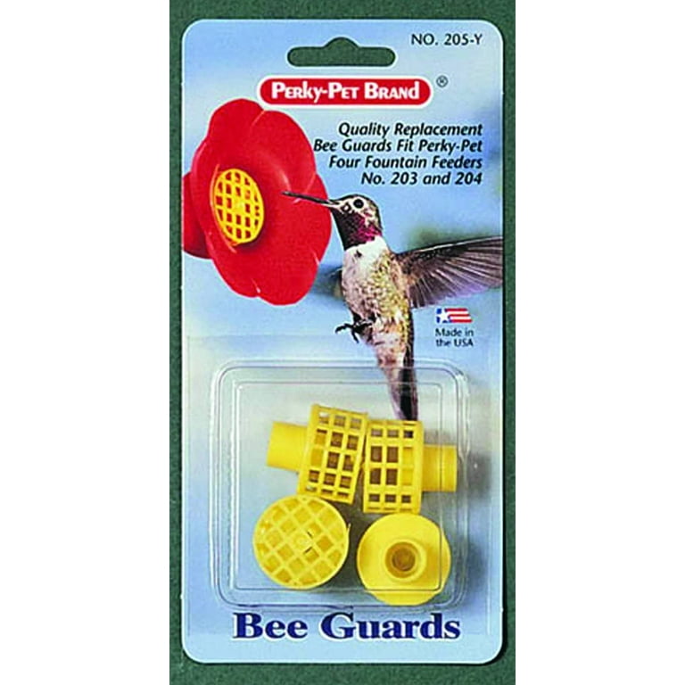 Perky-Pet Yellow Bee Guards for Four Fountain Feeders No