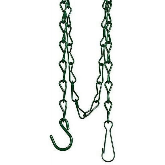 Woodstream Perky Pet Green Bird Feeder - Hanging, Outdoor - 16 Lb, 33 In, Green
