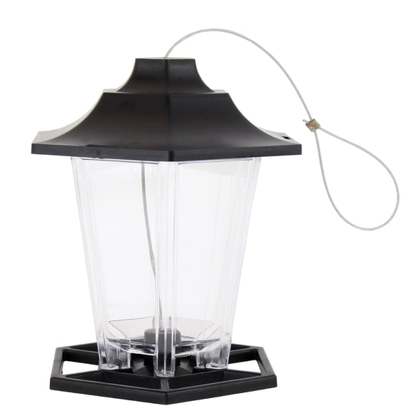 Perky-Pet Black Carriage Wild Bird Seed Feeder - 1.5 lb Capacity