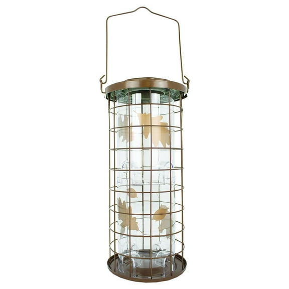 Perky-Pet Brass Squirrel Stumper Wild Bird Tube Feeder - 3 lb Capacity