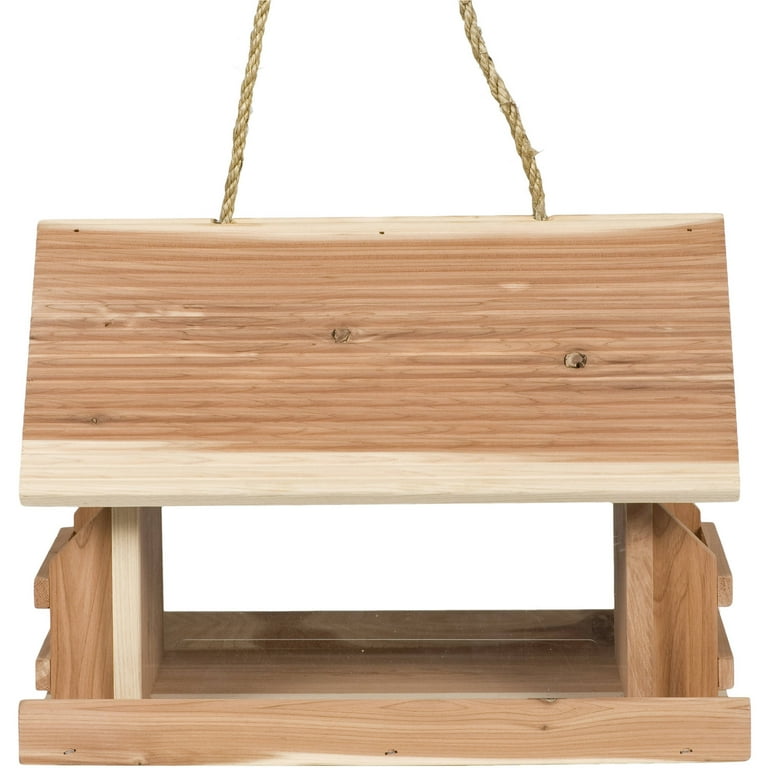 Perky-Pet The Lodge Cedar Feeder - 8 lb Seed Capacity Perky-Pet The Lodge Cedar Feeder - 8 lb Seed Capacity