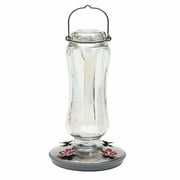 Perky-Pet Clear Starglow Vintage Glass Hummingbird Feeder - 16 oz