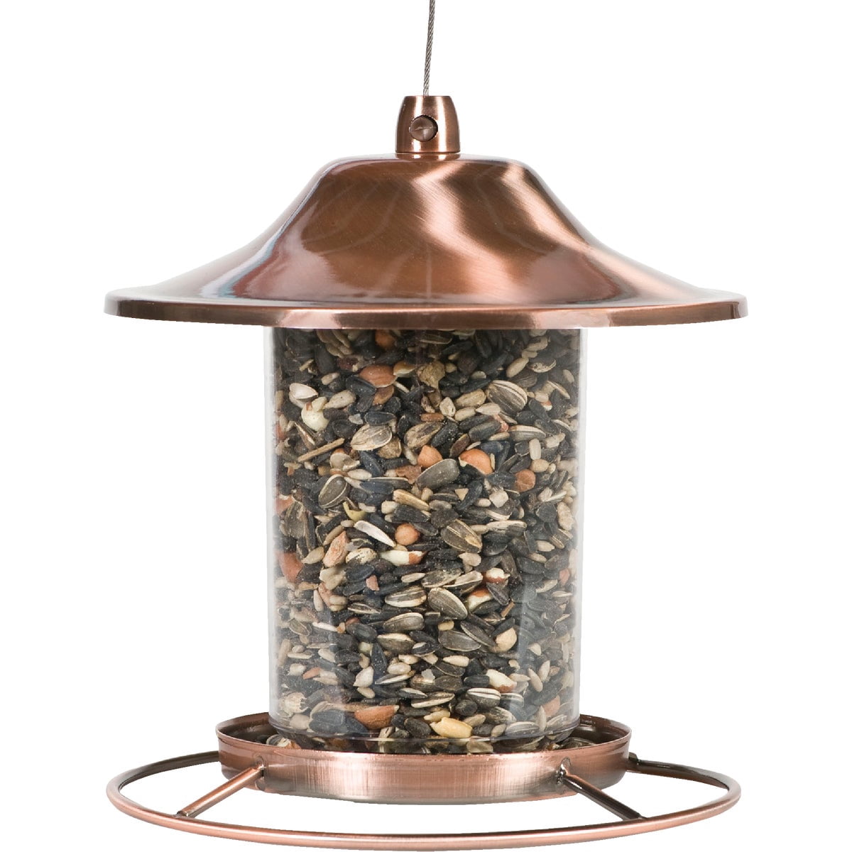 Perky-Pet Copper Panorama Bird Feeder 312C 2-Pack