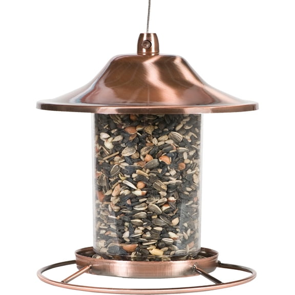 Perky-Pet Copper Panorama Bird Feeder 312C 5-Pack