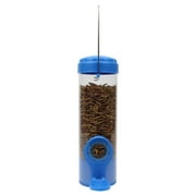 Perky-Pet Dried Mealworm Wild Bird Feeder with Flexports - Blue
